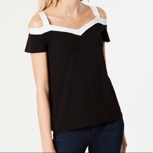 I.N.C. Cold Shoulder Top - NWT